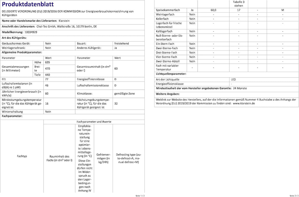 Mininevera Klarstein con puerta de cristal para habitaciones, refrigerador de bebidas con estantes ajustables, pequeño de 80 litros, frigorífico silencioso para interiores/exteriores