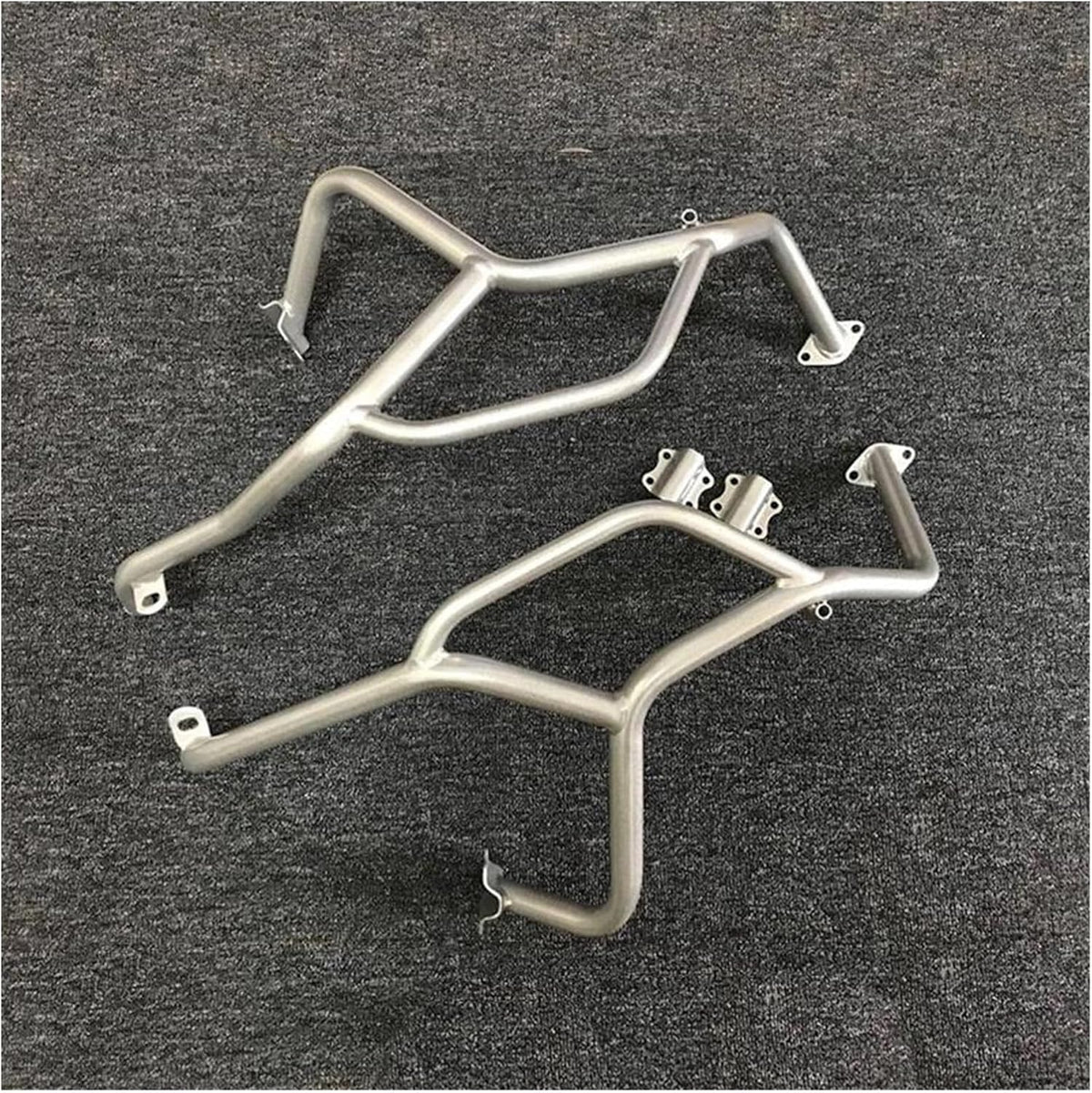Juego completo de protección de motor para motocicleta, barras de protección de carenado, defensas de tanque para BMW F650GS, F700GS, F800GS 2008-2018, protectores de cárter (plata)