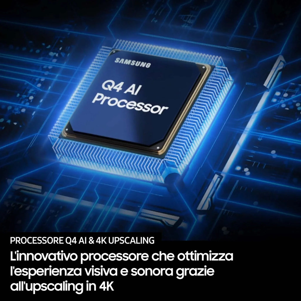 Samsung QLED Q7F Smart TV 4K de 43 pulgadas (108 cm) con AI-Vision, 100% de volumen de color con Quantum Dot, HDR10+, procesador Q4 AI, One UI Tizen, Wi-Fi, Bluetooth 5.3 y Motion Xcelerator