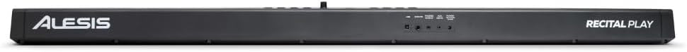 Teclado de piano digital de 88 teclas RECITALPLAY con 480 sonidos, USB-MIDI, altavoces y set de accesorios