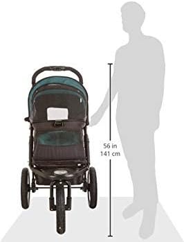Cochecito para mascotas No-Zip NV para gatos/perros, entrada sin cremallera, plegado fácil con una sola mano, ruedas con relleno de gel, cojín de felpa + protector contra la intemperie incluidos, 3 colores