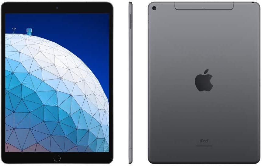 Apple iPad Air 2019 (10,5 pulgadas, Wi-Fi + Cellular, 64 GB) Gris espacial (Reacondicionado)