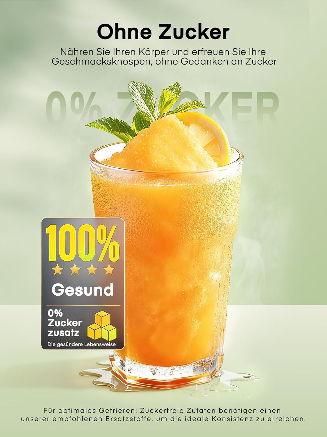 Máquina de granizados FOHERE, máquina de granizados de 2,6 L para el hogar, granizadora con autolimpieza, sin cubitos de hielo y 5 programas inteligentes, para granizados, cócteles helados, frappé, margaritas y batidos