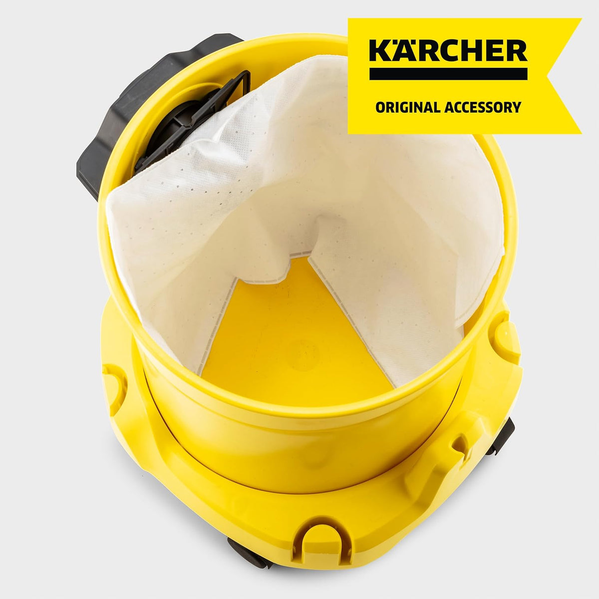Kärcher Bolsa de filtro de fieltro nueva gama KWD1, KWD2, KWD3, WD2 Plus, WD3 (paquete de 4)