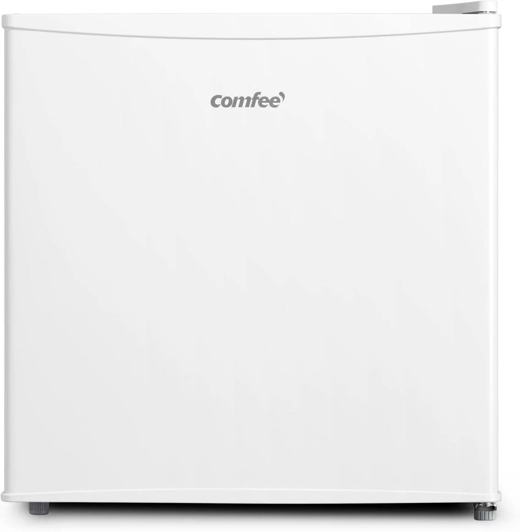 Comfee Wolnostojąca, RCU40WH2(E) mini zamrażarka, 31 l, 4-gwiazdkowa komora zamrażania, kompaktowy rozmiar, dwustronny zawias drzwiowy, regulowane nóżki, 147 kWh/rok, biała