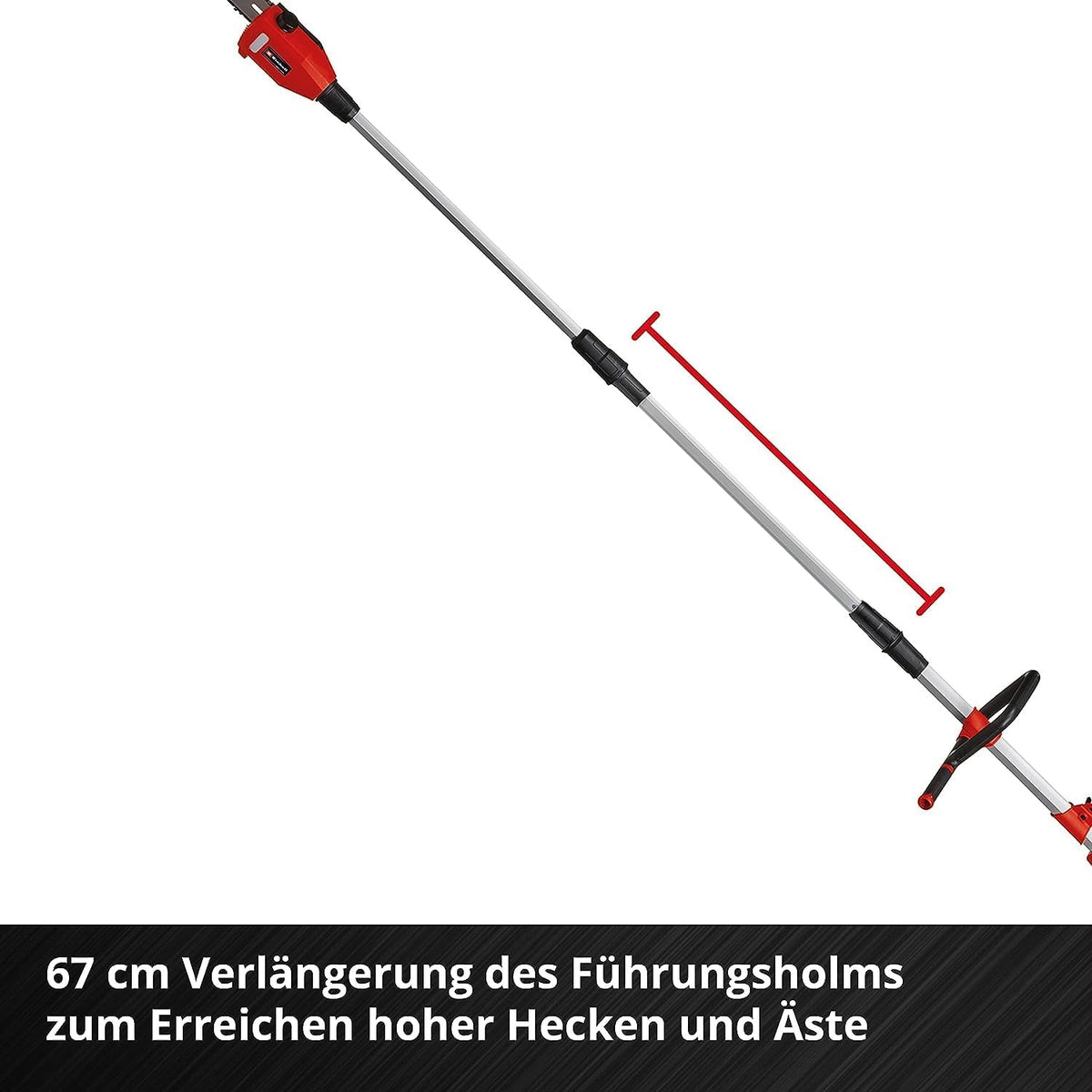 Multifunción inalámbrica Einhell GE-LM 36/4in1 Li-Solo Power X-Change (iones de litio, 4 en 1: cortasetos, motosierra, cortabordes, desbrozadora, sin batería ni cargador)