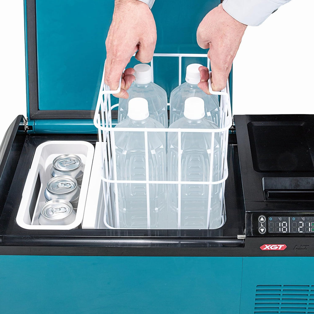 Nevera y calentador portátil a batería Makita CW004GZ 40V máx. 29 litros (sin batería, sin cargador)
