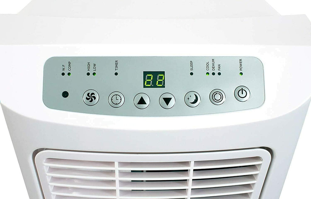 SUNTEC Aire acondicionado portátil Impuls 2.6 Eco R290 – Aire acondicionado móvil y silencioso con tubo de escape – Enfriador y deshumidificador para habitaciones de hasta 34 m² – Refrigeración móvil para hogar y oficina – 9.000 BTU | 2600 vatios