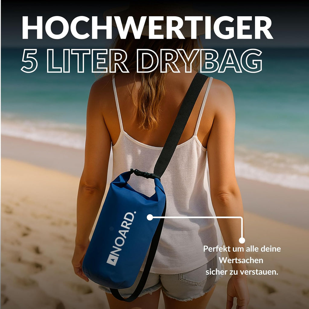 Tabla de paddle surf hinchable NOARD de doble capa con tecnología dropstitch, 326 cm, hasta 140 kg | Set completo que incluye remo, bomba de doble acción, mochila, leash y bolsa estanca