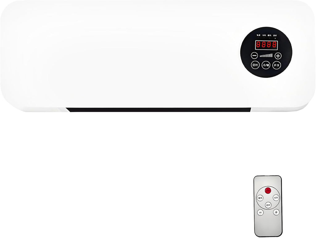 Aire acondicionado Epicooler, ventilador de pared con control remoto, aires acondicionados portátiles compactos y versátiles, aire acondicionado split de pared reversible, sin unidad exterior, temperatura constante inteligente (D)