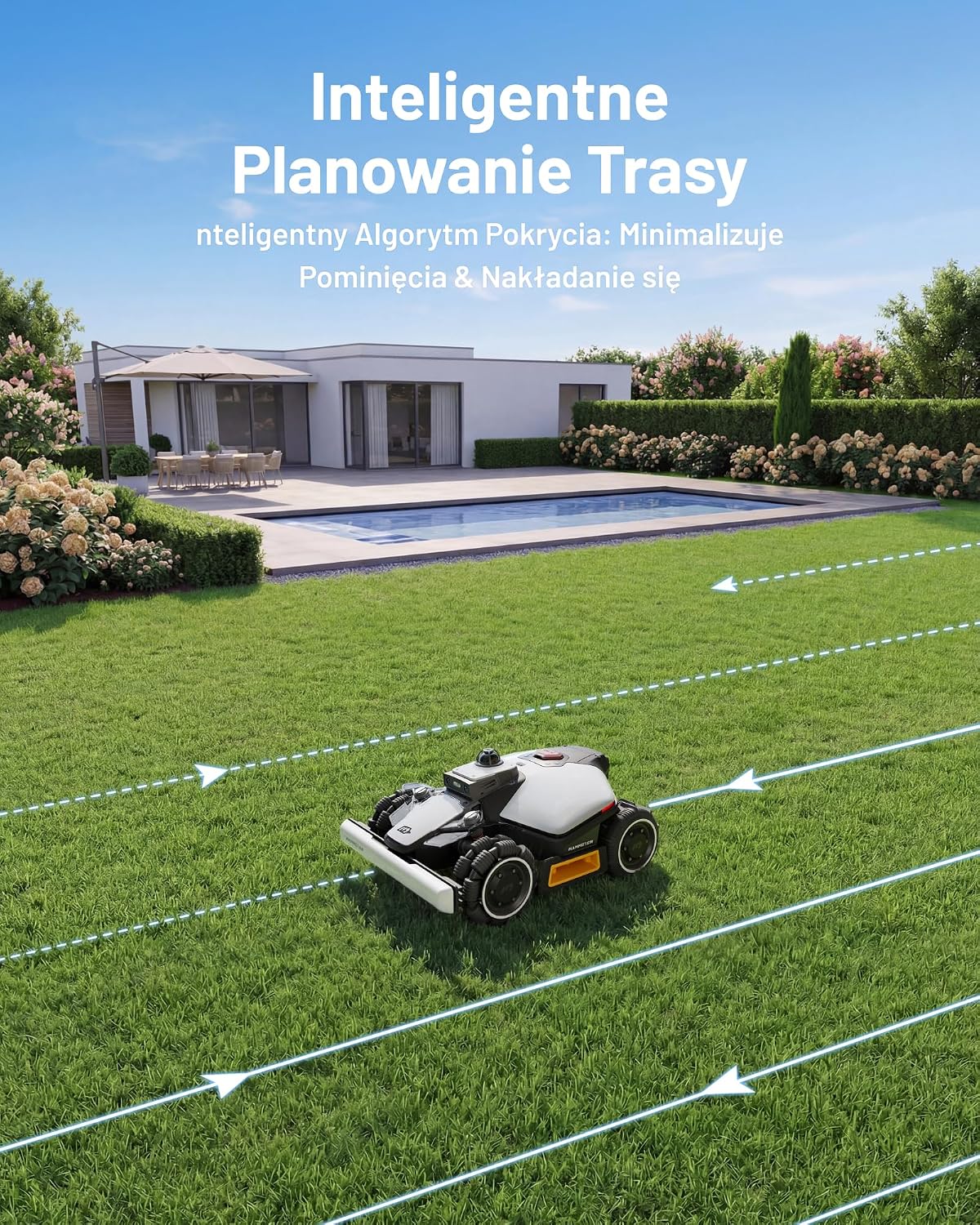 MAMMOTION LUBA mini 2 AWD 1500 robot koszący bez przewodu, Zalec. 1500 m²