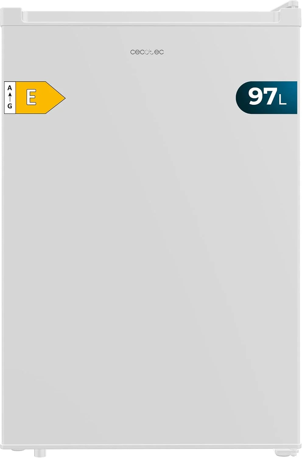 Cecotec Zamrażarka Szafa 97 L Bolero CoolMarket TF 97 White. Klasa energetyczna E, Kompaktowa konstrukcja, drzwi odwracalne, 3 szuflady, wymiary 55,1 x 57,5 x 83,5 cm, kolor biały