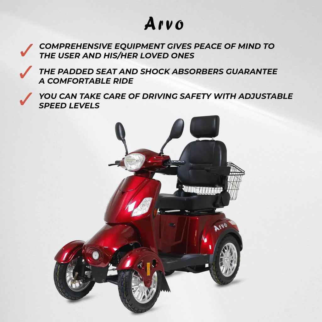 Arvo Seniorenmobil P400 Rojo