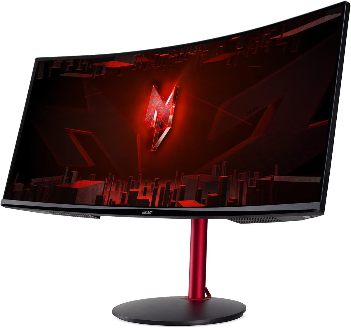 Acer Nitro XZ342CUPbmiiphfx - Monitor Gaming de 34" WQHD, 144 Hz (3440x1440, 21:9, FreeSync, 1ms VRB, 400 nits, Comfyview, BlueLightShield, 2xHDMI 2.0/1xDP 1.2) Monitor Curvo Inclinable, Color Negro