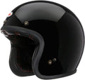 Casco de moto retro Bell Custom 500 sólido ECE inspirado en 1954, forma ovalada, ajuste discreto, comodidad moderna, color: negro, talla: XL