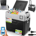 Nevera de compresor 50L 12V 24V 230V, mininevera frío-calor para coche, camión, autocaravana y camping