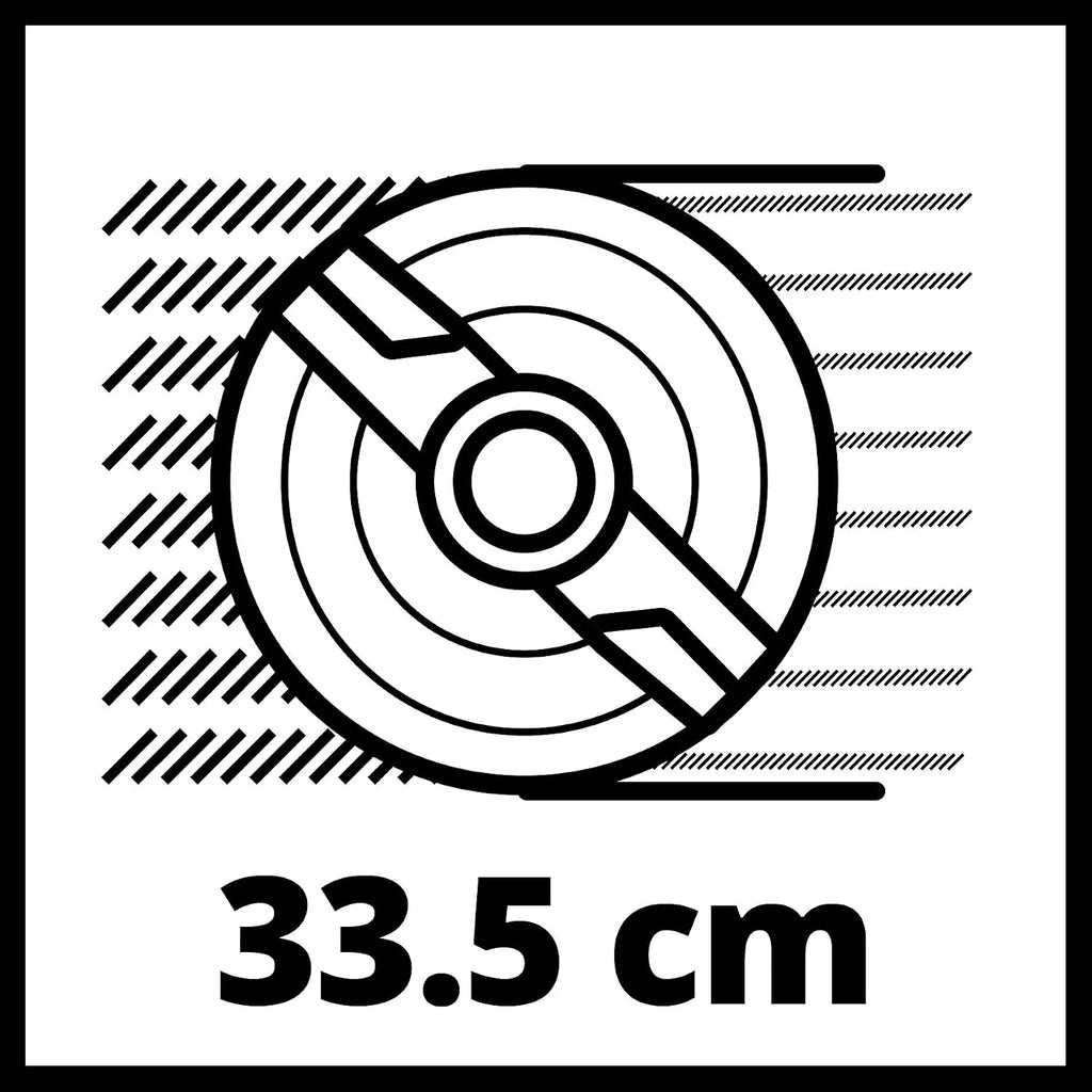 Einhell Ge-Cm 36/34-1 Li-Solo Kosiarka Akumulatorowa, Czerwony/Czarny, 33.5 cm