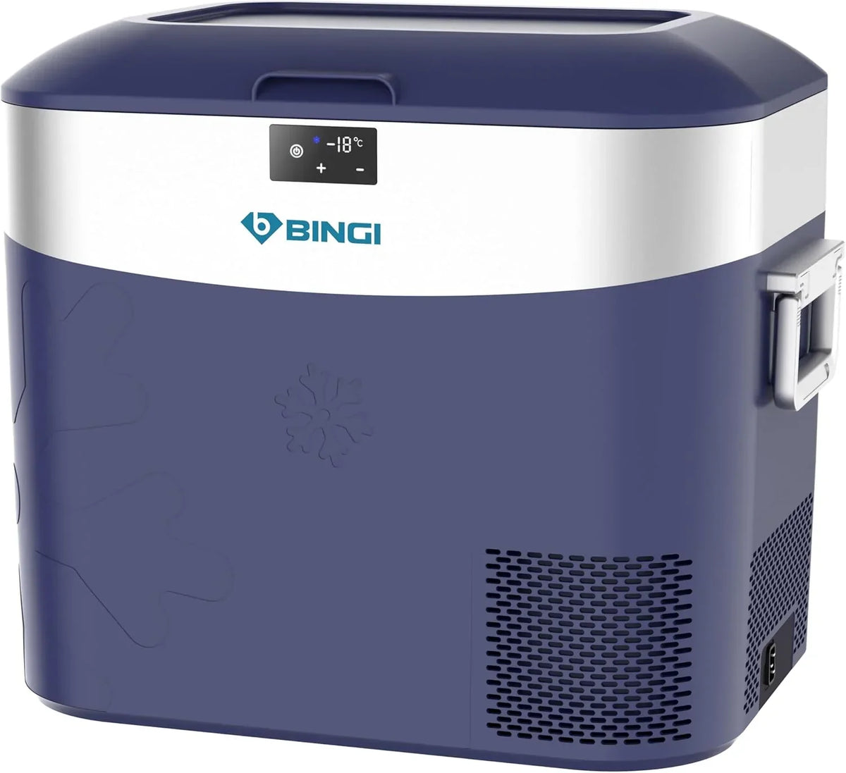 Nevera portátil con compresor HC-22P5 22L para coche con 12/24V CC, 230V CA y función de congelación