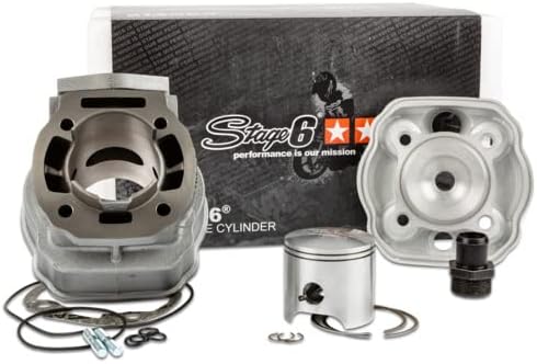 STAGE6 Kit de cilindro 77 cm³ Stage6 Streetrace de hierro fundido para Derbi Euro 3 / Euro 4