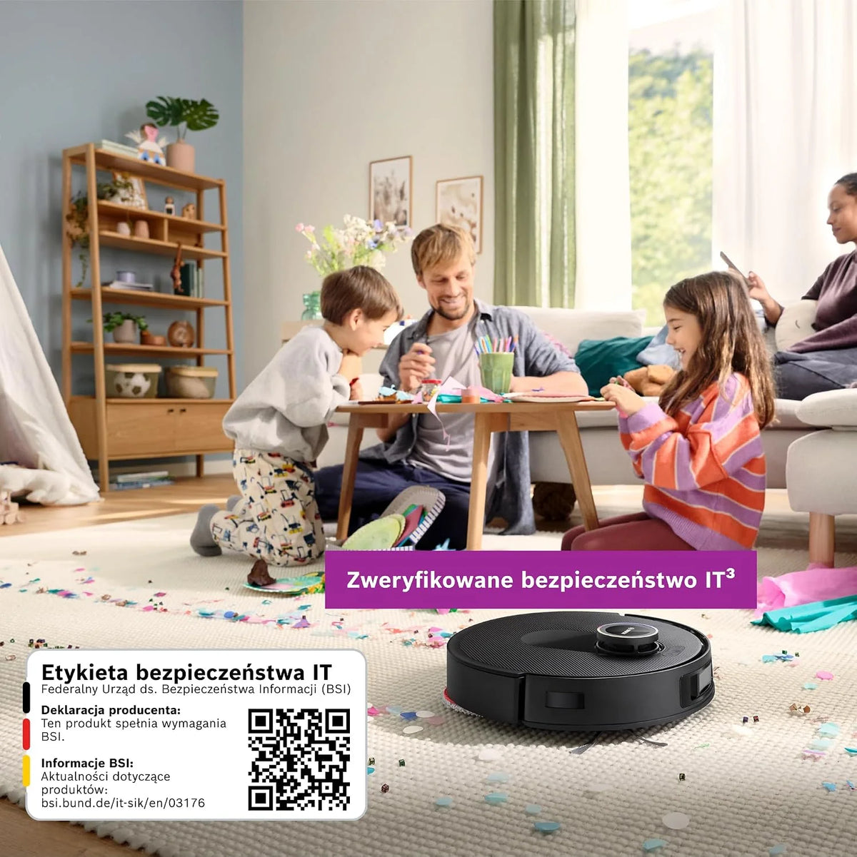 Bosch Spotless Max Robot sprzątający, BCRDW3B, czarny