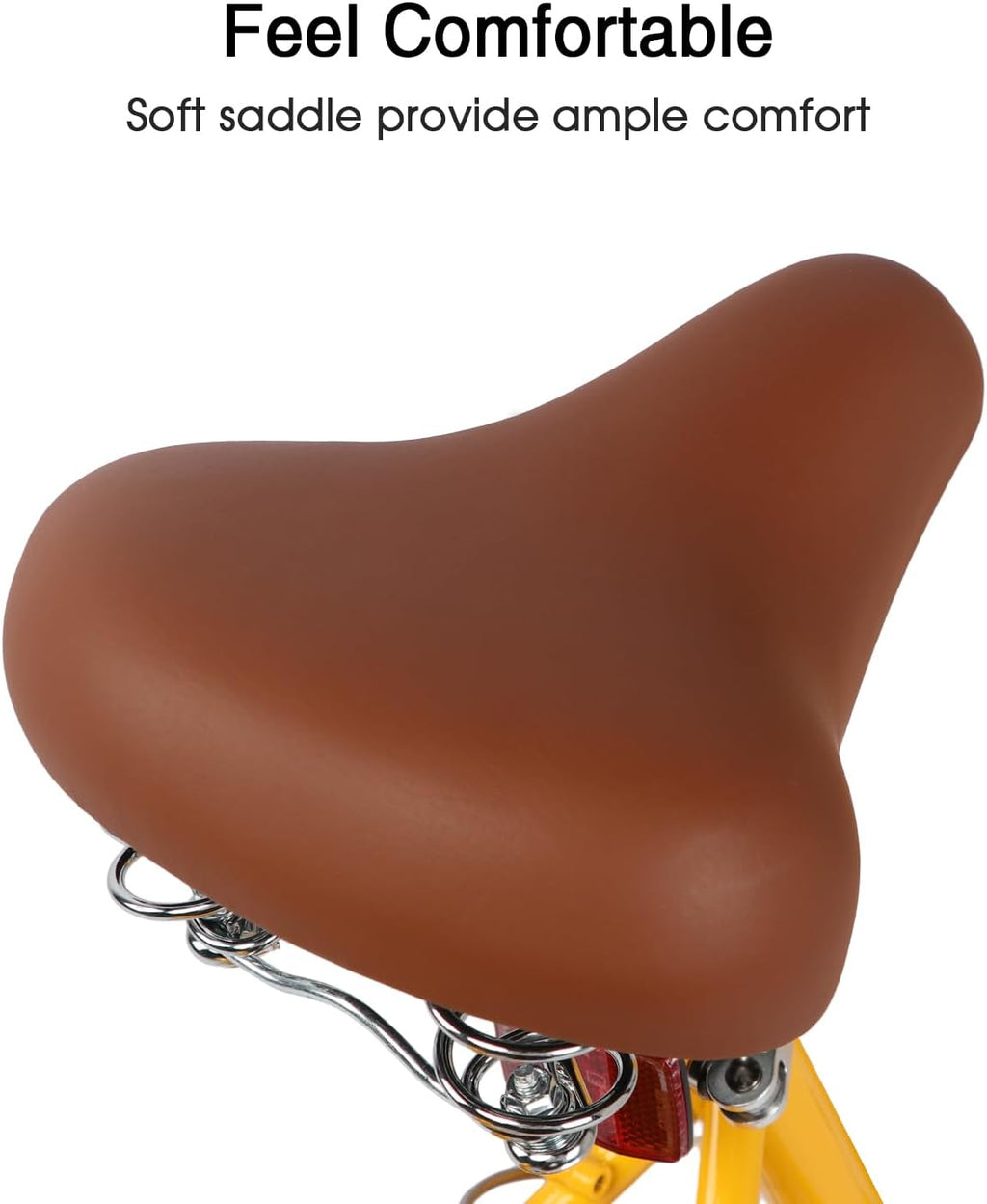 Glerc Missy 20, 24, 26 pulgadas bicicleta híbrida urbana tipo crucero para niñas, de 6 velocidades, con cesta de mimbre, para jóvenes mayores de 6 años, varios colores