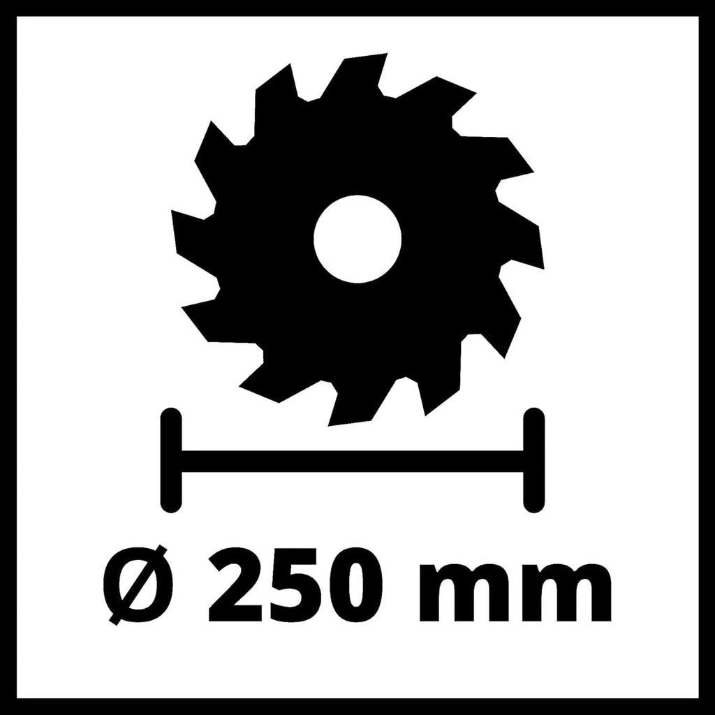 Einhell Pilarka stołowa TC-TS 2025/2 U (maks. 2000 W, regulacja wysokości/nachylenia brzeszczotu precyzyjnego, prowadnica wzdłużna, prowadnica kątowa +/- 60°, powierzchnia styku l./p.)