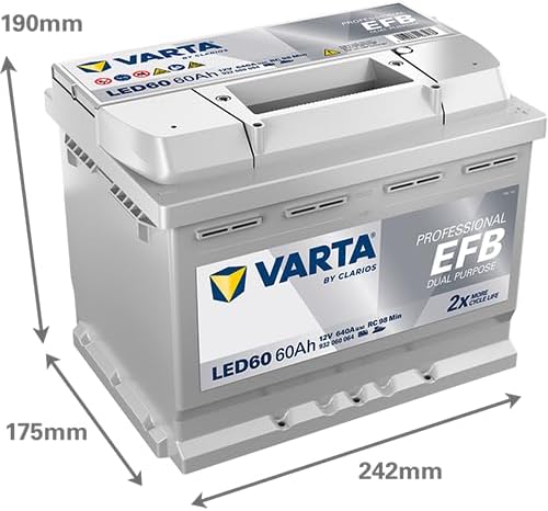 Batería VARTA Professional Dual Purpose EFB LED 60 12V 60AH 680 AMPS