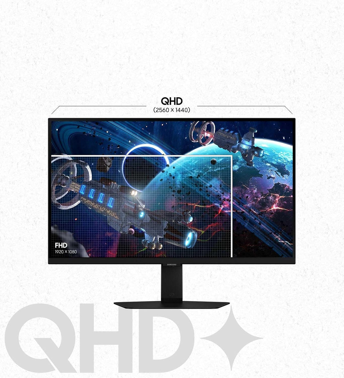 Monitor Samsung Odyssey G50D 32'' 180Hz, 1ms, Panel Fast IPS, Resolución QHD: 2560x1440, Contraste 1000:1, AMD FreeSync, Auto Source Switch +, HDR400, Base ajustable, DisplayPort, HDMI, LS32DG502EUXEN