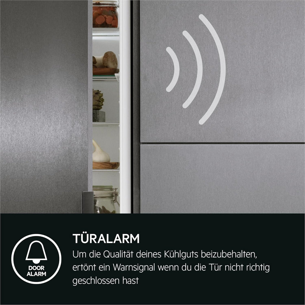 Frigorífico integrable AEG TSK5O881ES / 880 mm / 142 L / Puerta deslizante / E