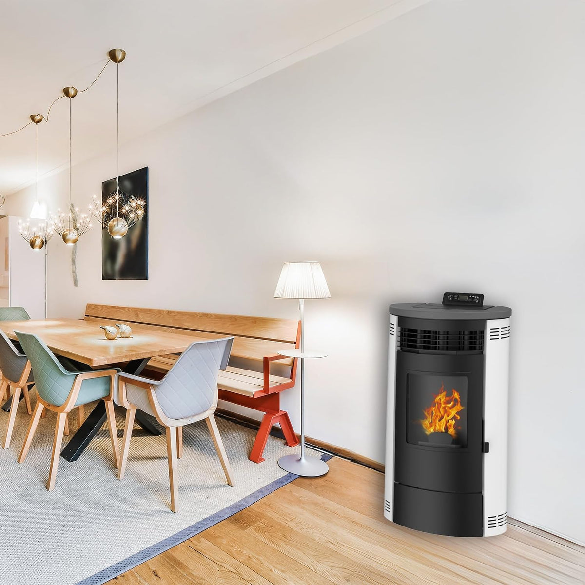 Piec na pellet Air Flavia 15 kW biały Sannover