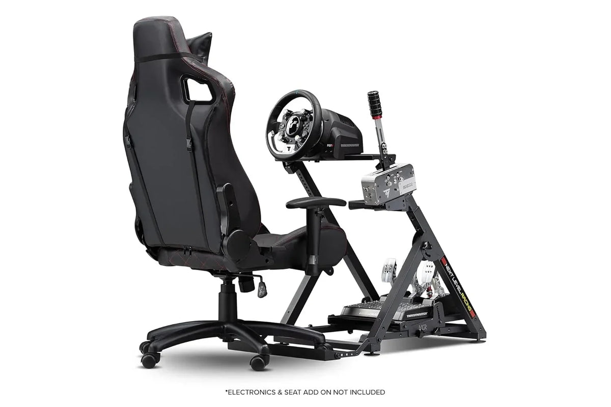 Soporte para volante de carreras Wheel Stand 2.0 compatible con volantes y pedales, diseño plegable para simulación de carreras