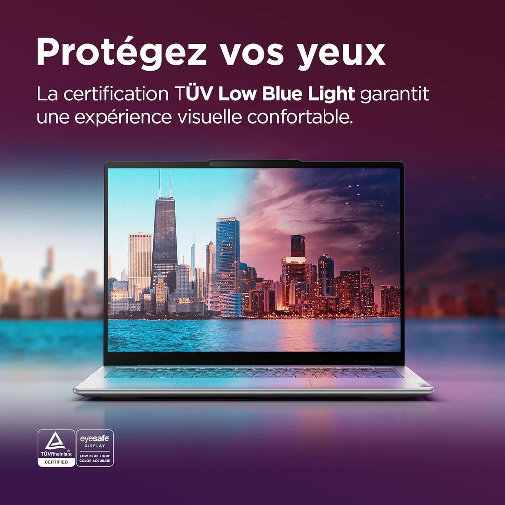 Lenovo Yoga Slim 7 14IMH9 - Portátil 14'' OLED WUXGA (Intel Core Ultra 7 155H, 32 GB RAM, 1 TB SSD, Intel Arc Graphics, Windows 11 Home) Teclado retroiluminado AZERTY FR - Gris lunar