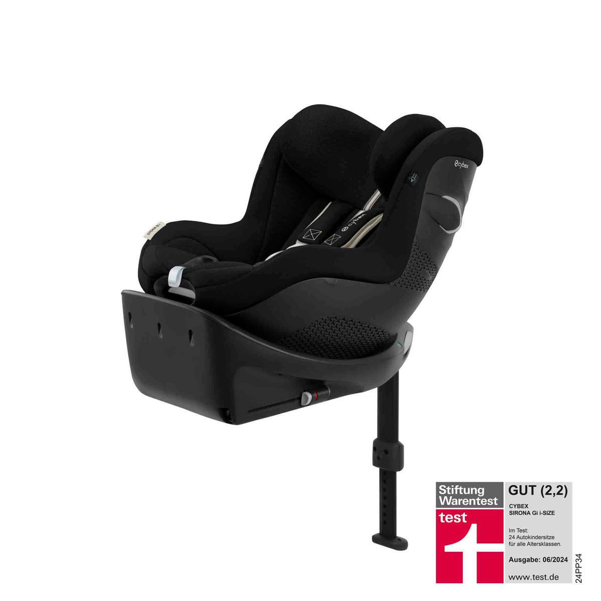 Silla de coche Cybex Sirona Gi i-Size Plus con base, de 61 a 105 cm, máx. 20 kg, función de rotación 360°, protección contra impactos laterales