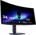 Monitor Gaming Alienware 34 - AW3425DWM, WQHD (3440x1440), 21:9 Curvo 1500R, 180Hz, VA, 1ms, AMD FreeSync Premium, VESA AdaptiveSync, 95% DCI-P3, HDR400, DisplayPort, 2 HDMI, 3 USB, Garantía de 3 años