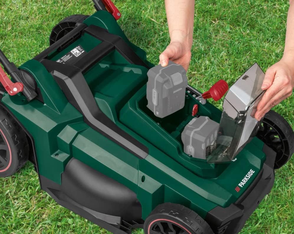 Cortacésped inalámbrico PARK SIDE PRMA 40-Li B3 de 40 V, verde