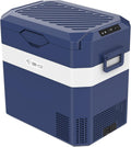 BINGI Nevera Eléctrica de Compresión para Coche de 38L con Enfriamiento Rápido - Refrigerador Portátil hasta -18°C, 12V/24V/220V, para Autocaravana, Furgoneta, Camión, Barco, Coche, Casa, Camping