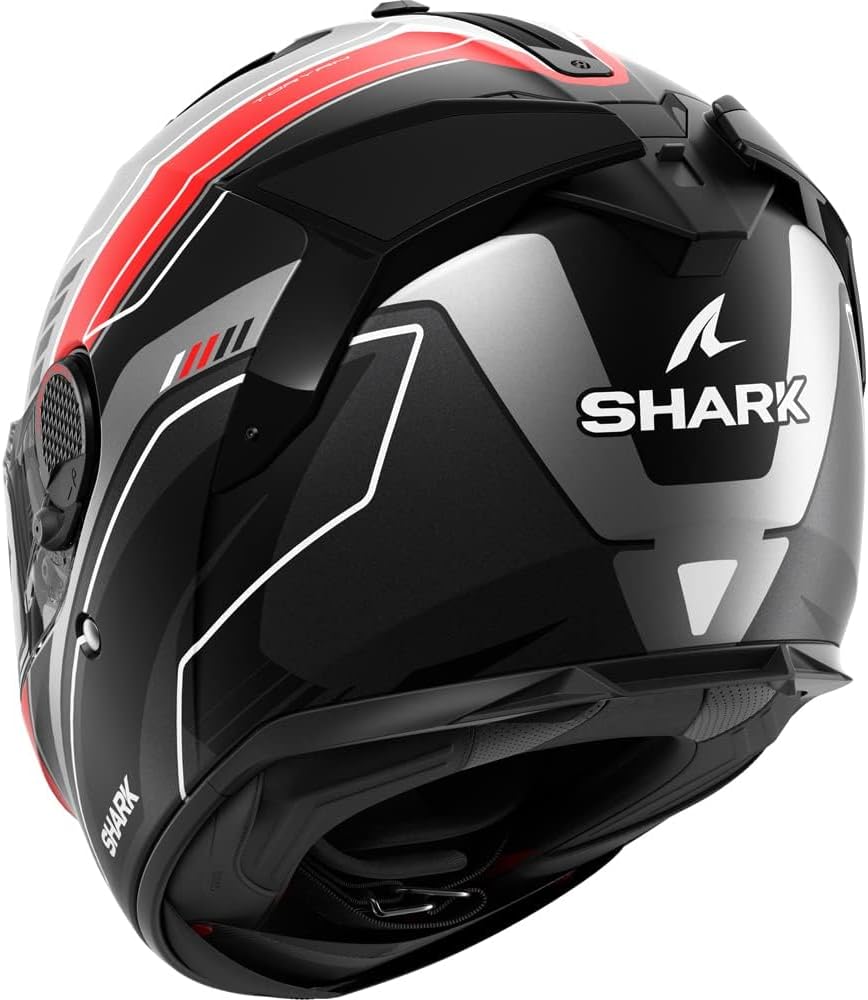 SHARK, Casco de moto integral Spartan GT Pro TORYAN Gris / Rojo ARK, XL