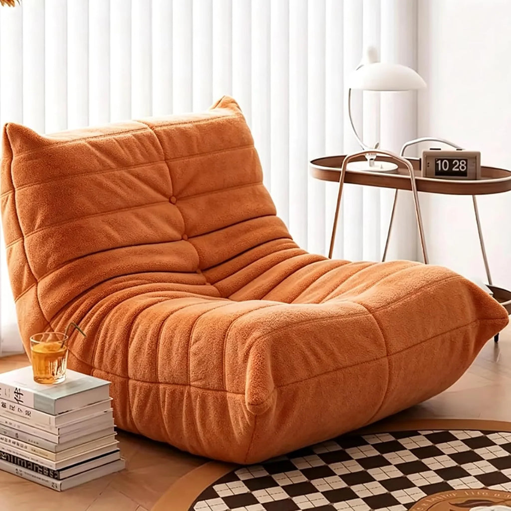 Togo krzesło kominkowe, narożny worek do siedzenia, wygodna kanapa na podłogę, ergonomiczny design, fotel wypoczynkowy, piankowa sofa, do salonu, sypialni, akademika, salonu, biura
