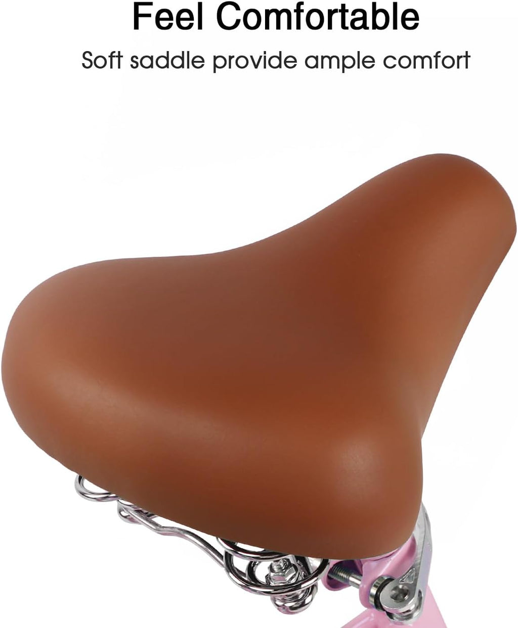 Glerc Missy 20, 24, 26 pulgadas bicicleta híbrida urbana tipo crucero para niñas, de 6 velocidades, con cesta de mimbre, para jóvenes mayores de 6 años, varios colores