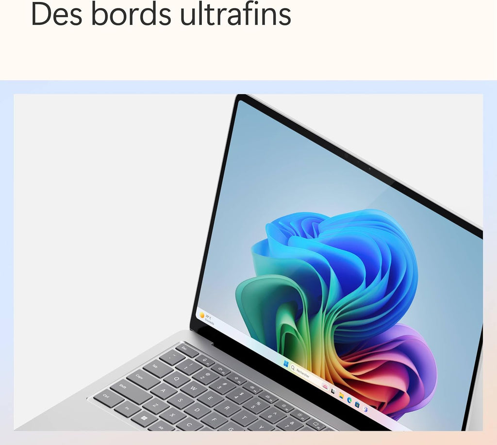 Microsoft Surface Laptop | Copilot+ PC | Pantalla táctil de 13.8” | Snapdragon® X Elite | 16 GB de RAM | SSD de 1 TB | Último modelo, 7.ª edición | Platino