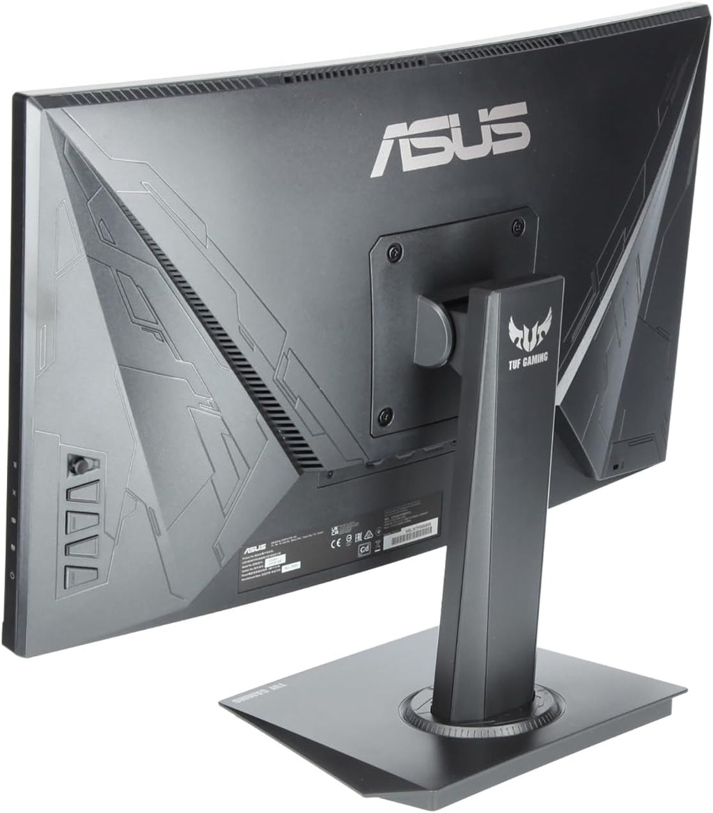ASUS TUF Gaming VG24VQE - Monitor gaming de 23,6" FHD - Panel VA curvo - 1ms - 165Hz - 1920x1080 - 250cd/m² - 1x DP y 2x HDMI - ELMB - AMD FreeSync Premium - Altavoces - Shadow Boost