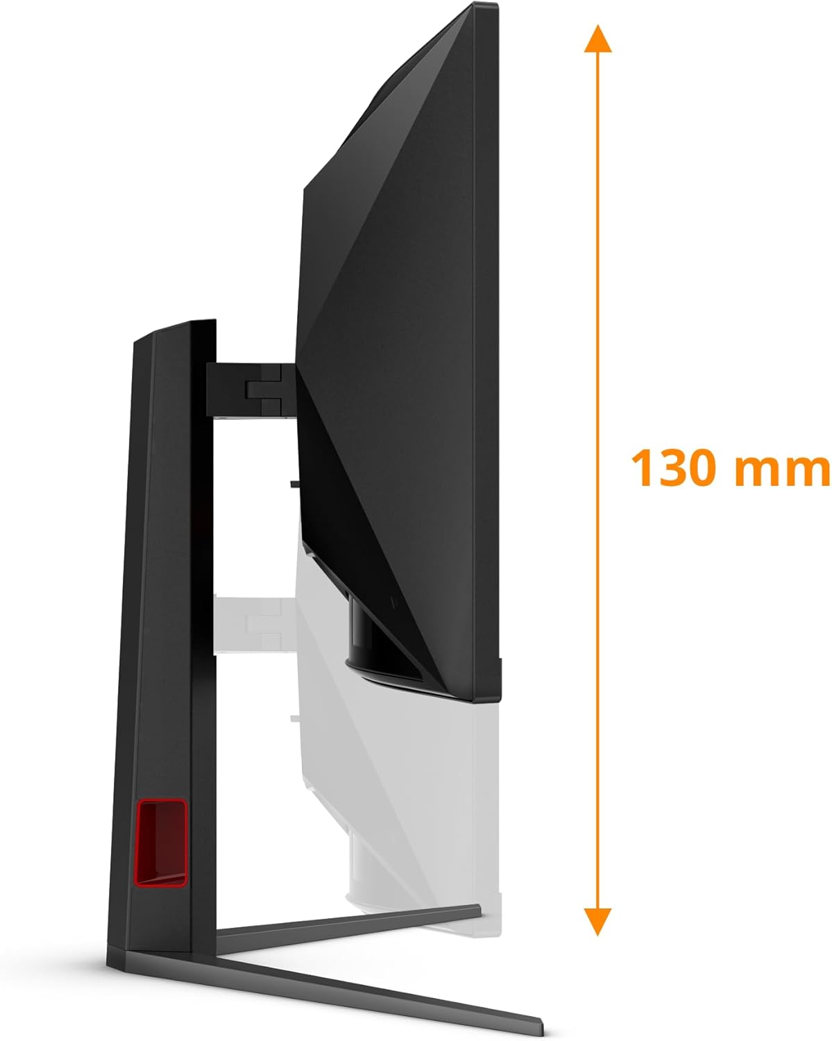 AOC Gaming CU34G4 - Monitor Quad HD de 34 pulgadas, 180 Hz, 1 ms, FreeSync Prem., HDR10 (2560x1440, 1x HDMI 2.0, 1x DisplayPort 1.4) Negro-Rojo