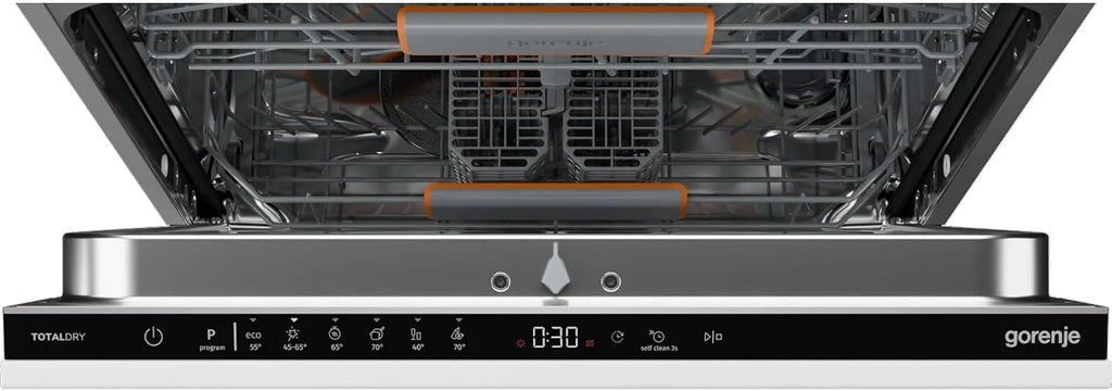 Gorenje GV642C65 zmywarka do naczyń/urządzenie do zabudowy z przodu nie wchodzi w zakres dostawy/Made in EU/60 szerokość/14 nakryć wymiarowych/6 programów/TotalDry/Total AquaStop/SpeedWash/Inox/EEK: C