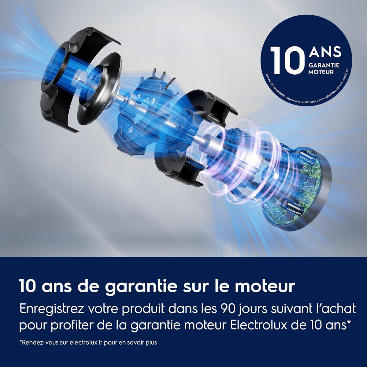 Electrolux Pure D8, controles remotos, aspiradora de trineo con bolsa, ultrasilenciosa, 57 dB, potencia automática inteligente, asa con controles y pantalla LED, PD82-8DB, azul denim