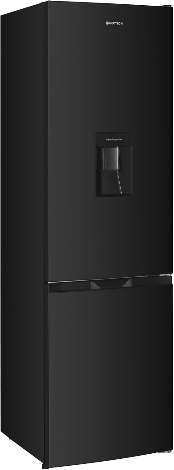 GEDTECH Refrigerador combinado - congelador inferior - GCB262BL Negro - capacidad 262L - Clase E