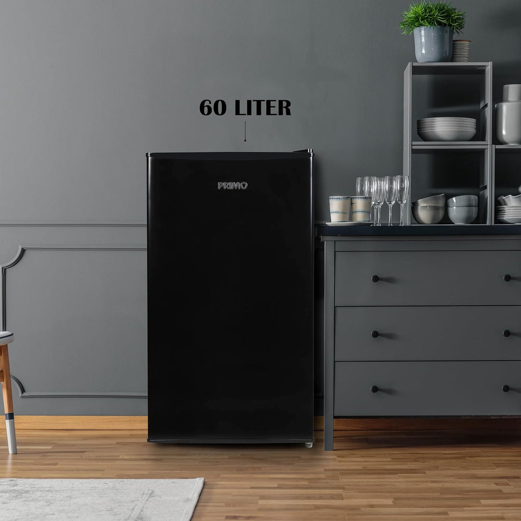 PRIMO PR143DV Congelador de mesa - 60L - Libre instalación - Clase E - Negro