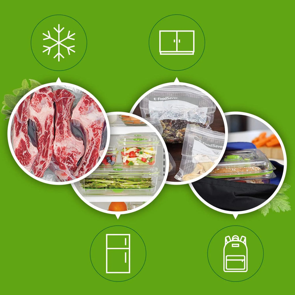 FoodSaver zgrzewarka próżniowa z trybem automatycznego pakowania próżniowego, pakowarka próżniowa FFS006X