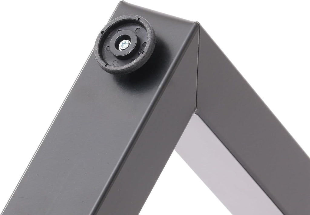 Estructura para banco, banco, silla, mesa de comedor, rincón de asiento, estructura de metal para bricolaje, banco de jardín (juego de 2, negro mate RAL 9005)
