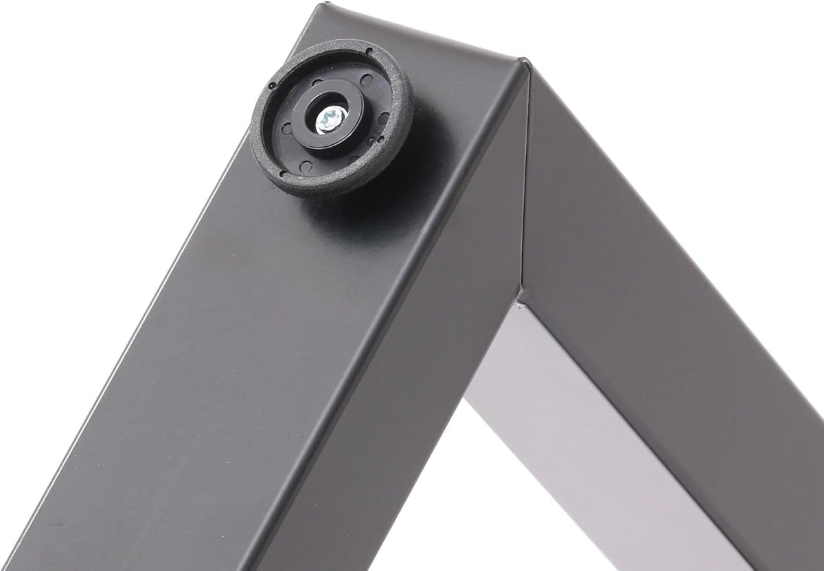 Estructura para banco, banco, silla, mesa de comedor, rincón de asiento, estructura de metal para bricolaje, banco de jardín (juego de 2, negro mate RAL 9005)