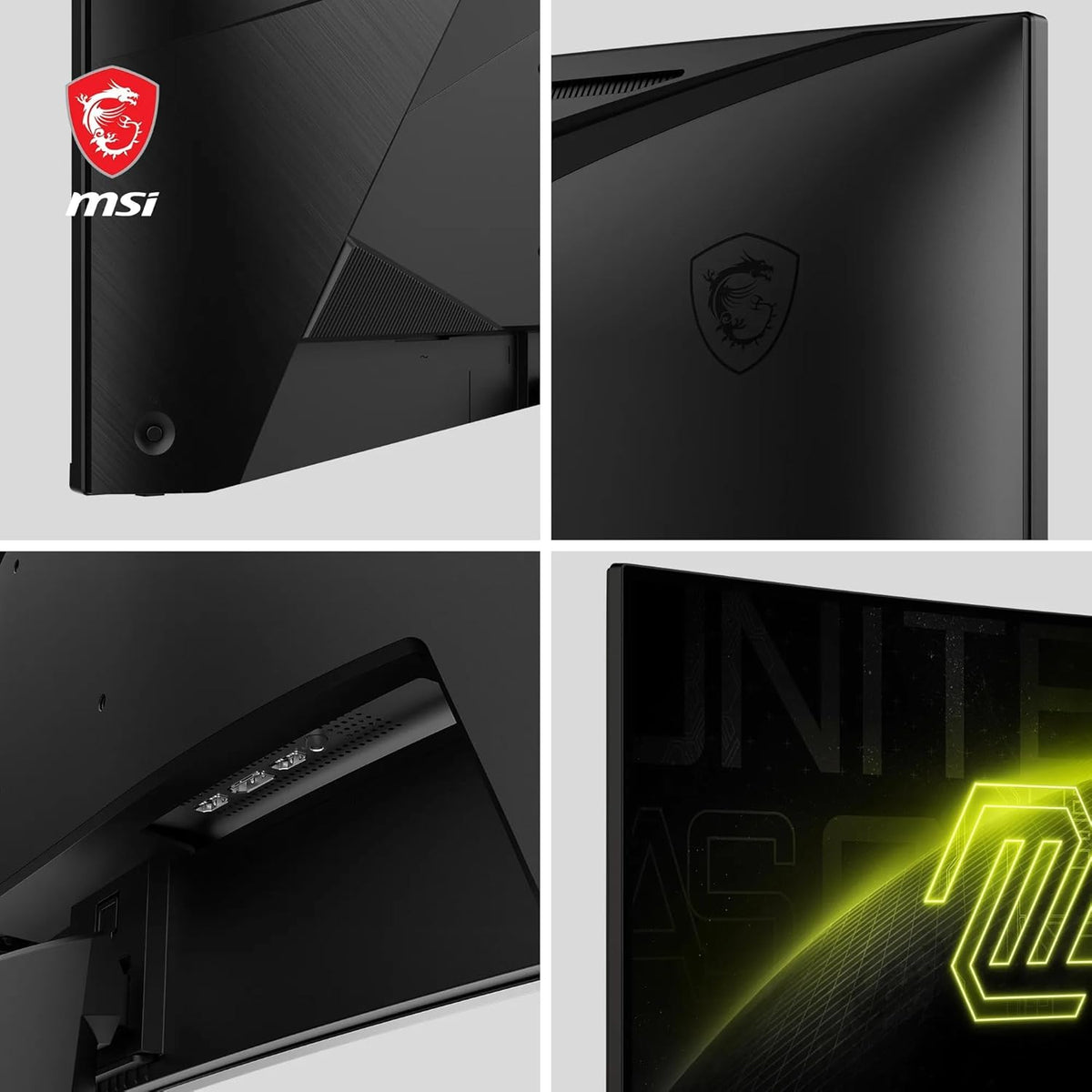 Monitor Gaming MSI MAG 27C6F de 27 pulgadas FHD curvo - Panel VA rápido 1500R 1920 x 1080, 180 Hz / 1 ms (GtG), Adaptive-Sync - DP 1.2a, HDMI™ CEC